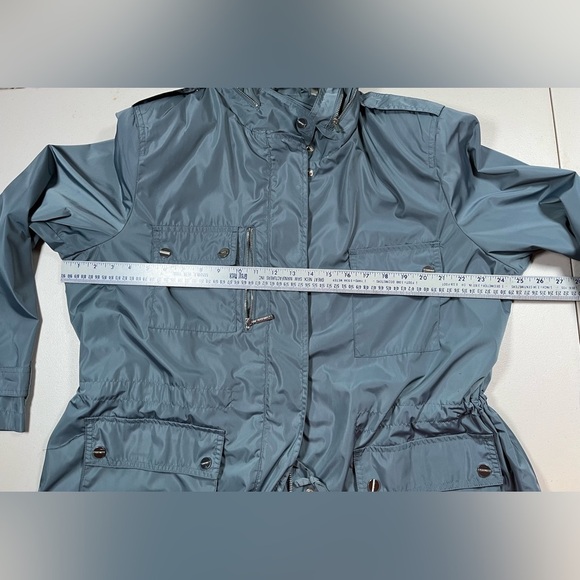 Calvin Klein Hooded Flap Pocket Anorak Jacket. Blue size 1X - Picture 14 of 17